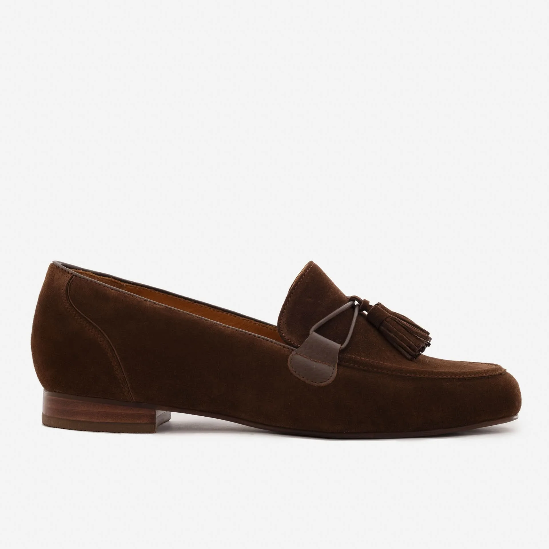 Julia Loafers - Water Repellent Suede & Full Grain Leather - Women's - Image 7