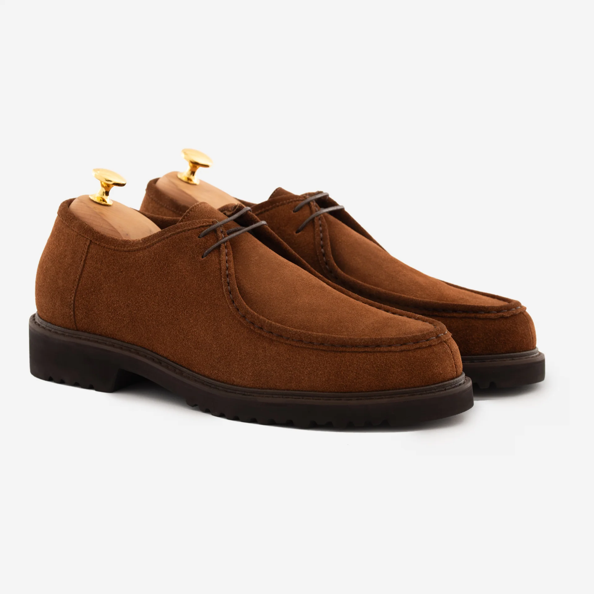 Theo Derbies - Men’s  Water-Repellent Suede - Image 6